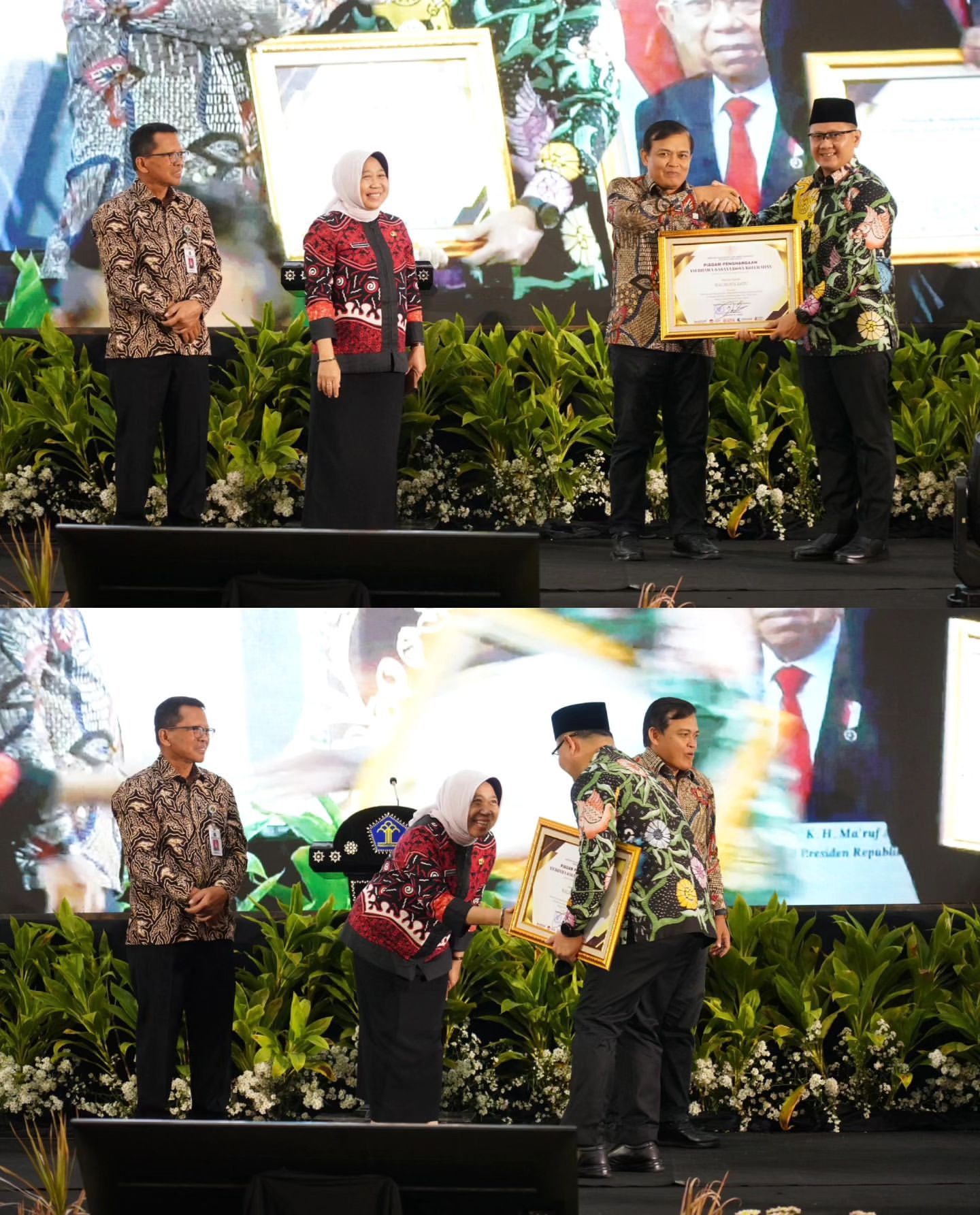 Pemerintah Kota Batu Terima Penghargaan Anubhawa Sasana Desa/Kelurahan