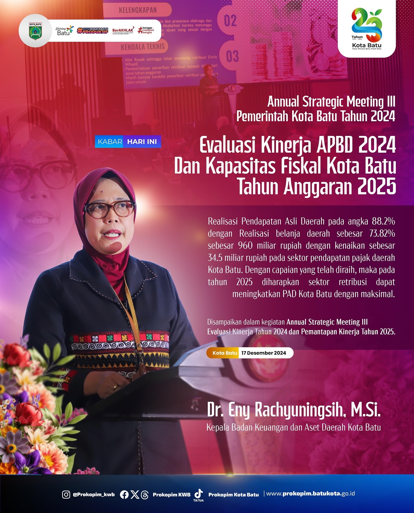 Forum Annual Strategic Meeting III: Komitmen untuk Mewujudkan Kota Batu yang Lebih Maju