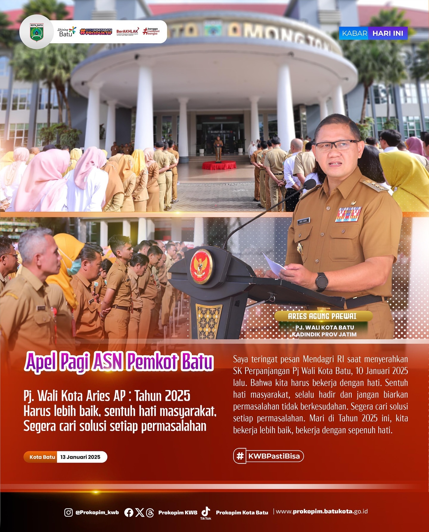 Penghargaan ASN Berprestasi di Pemerintah Kota Batu