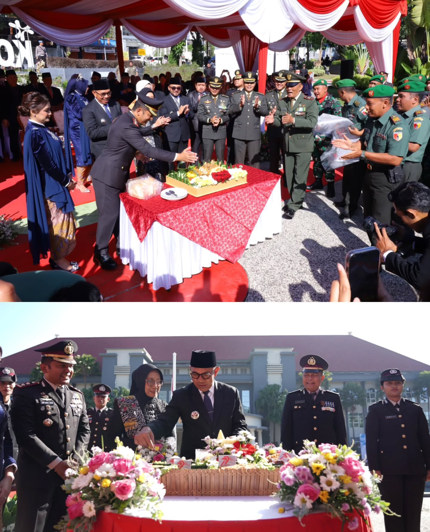 Upacara Hari Bhayangkara ke-79 di Kota Batu