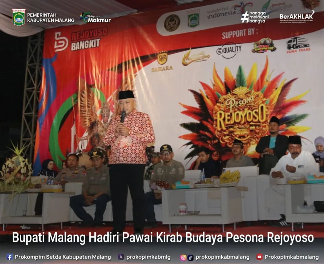 Pawai Kirab Budaya Pesona Rejoyoso Meriahkan HUT Ke-79 RI