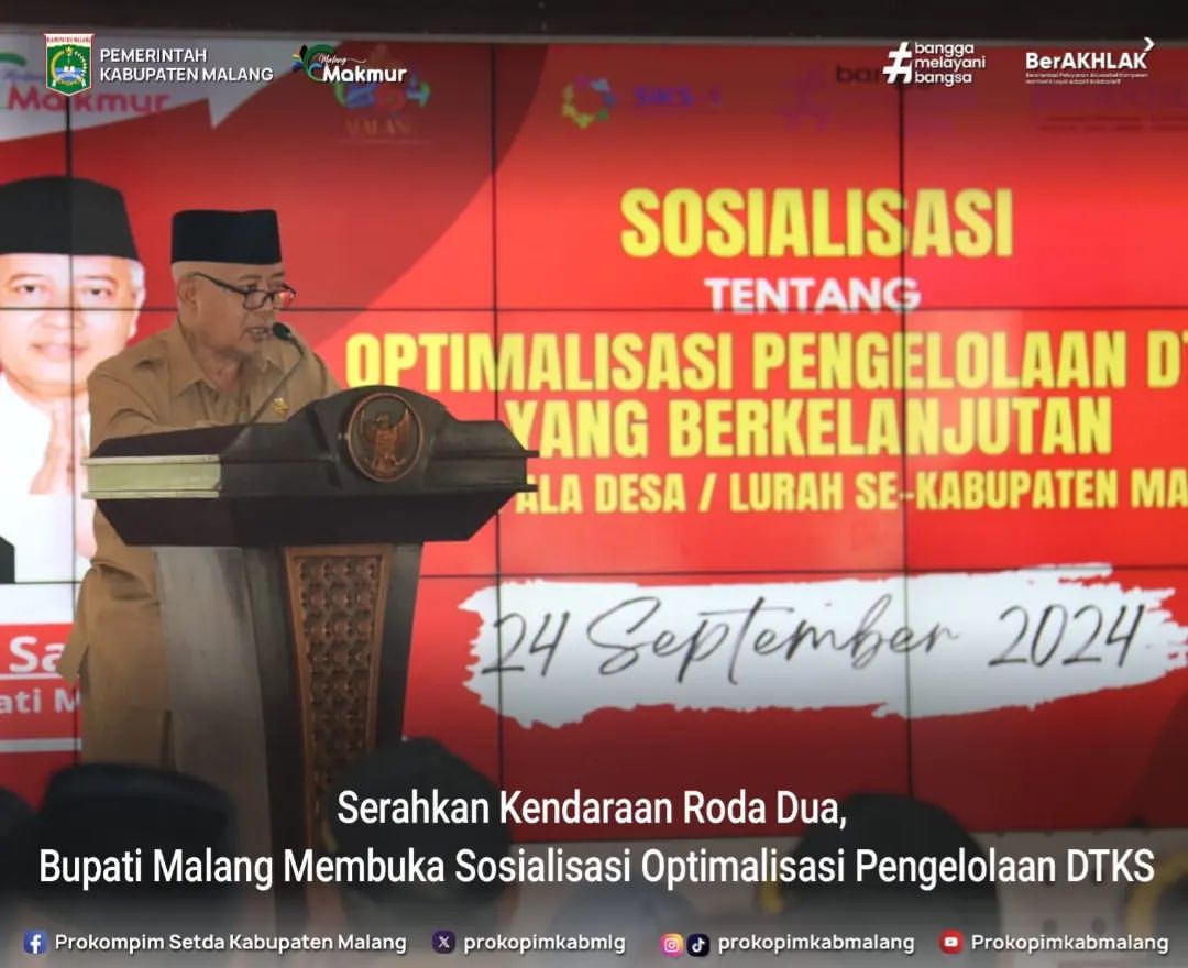 Sosialisasi Optimalisasi Data Kesejahteraan Sosial di Kabupaten Malang