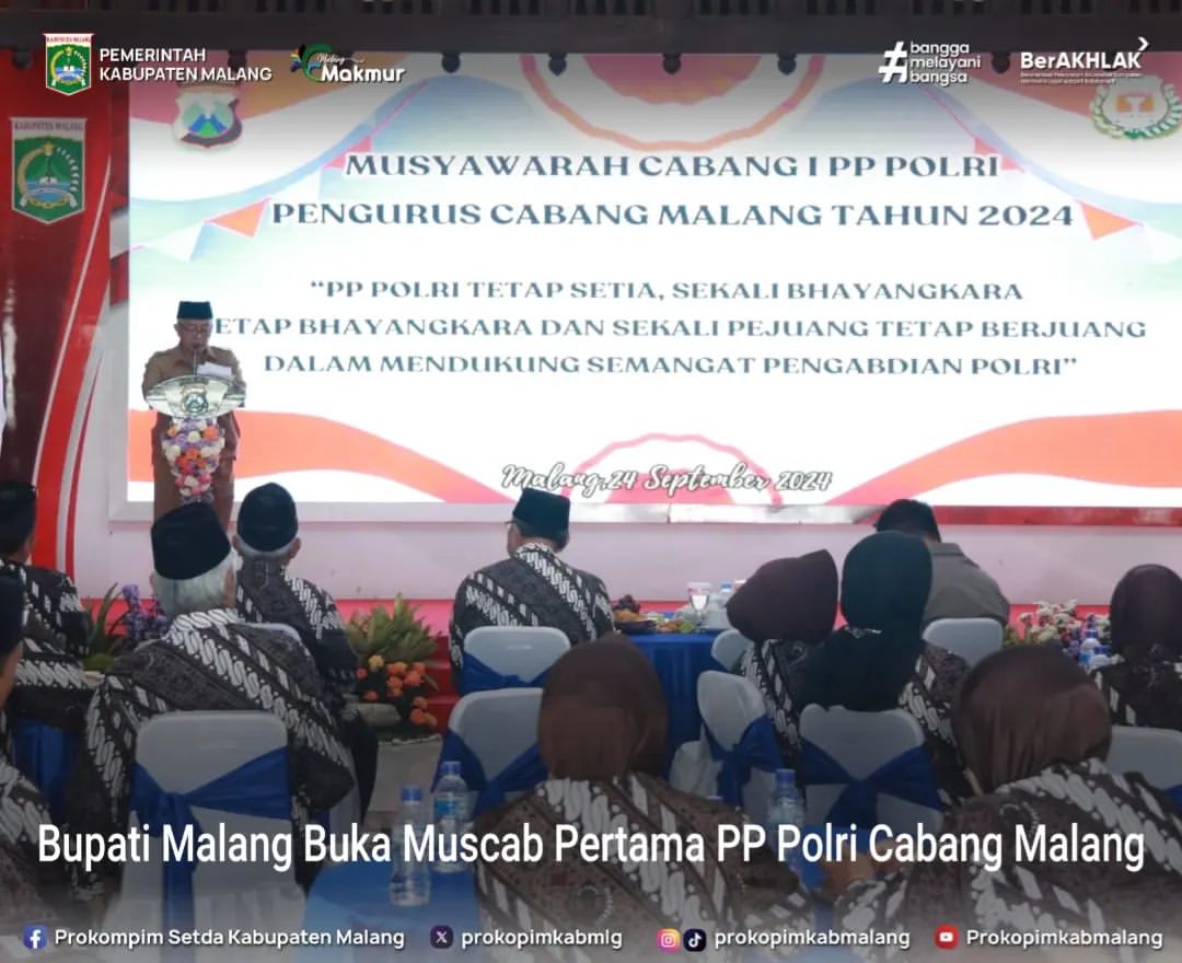Musyawarah Cabang I Persatuan Purnawirawan Polri di Kabupaten Malang
