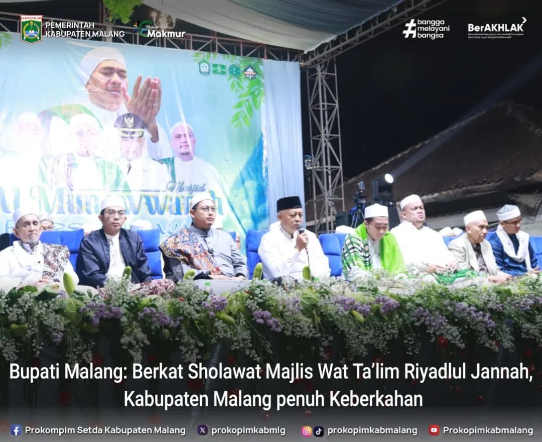 Keberkahan Lantunan Sholawat di Wajak, Kabupaten Malang