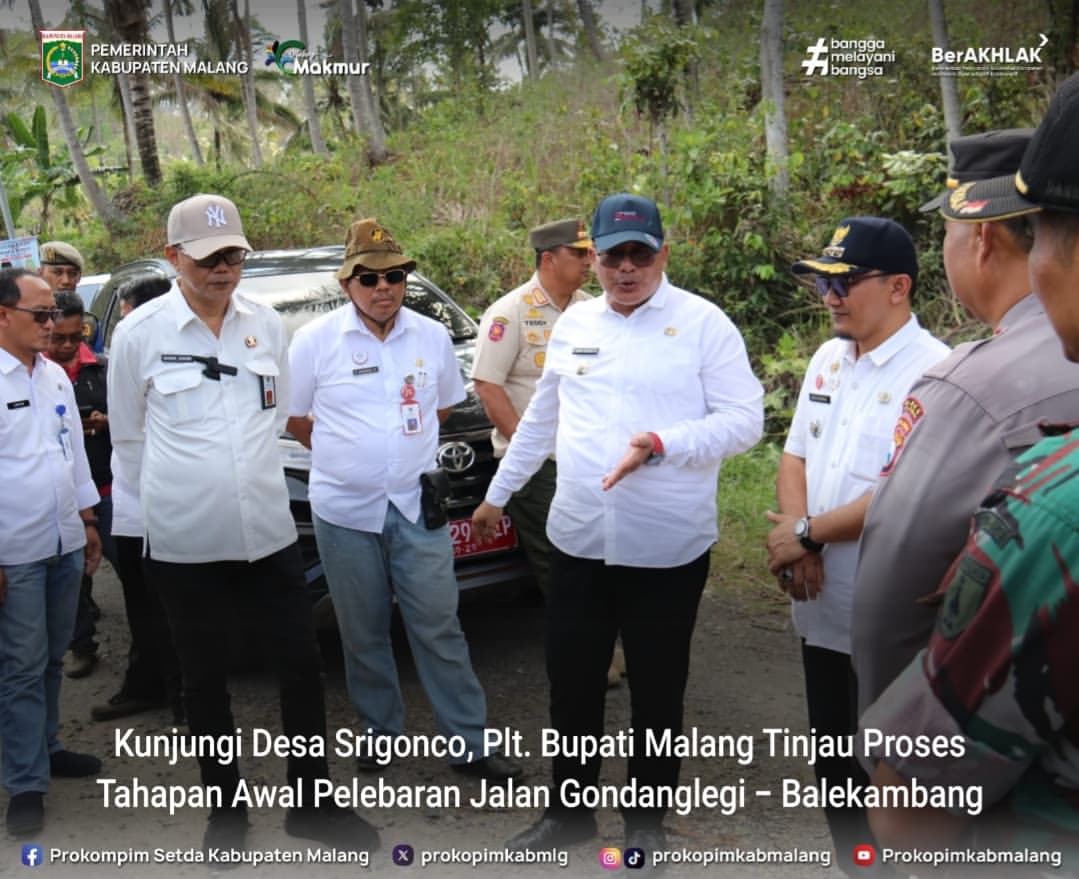 Perbaikan Jalan Gondanglegi Menuju Pantai Balekambang Dimulai