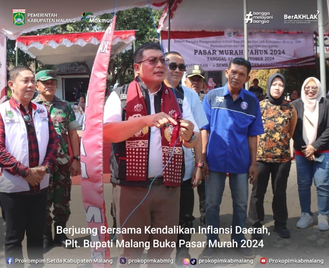 Pasar Murah Tahun 2024 Digelar di Kabupaten Malang