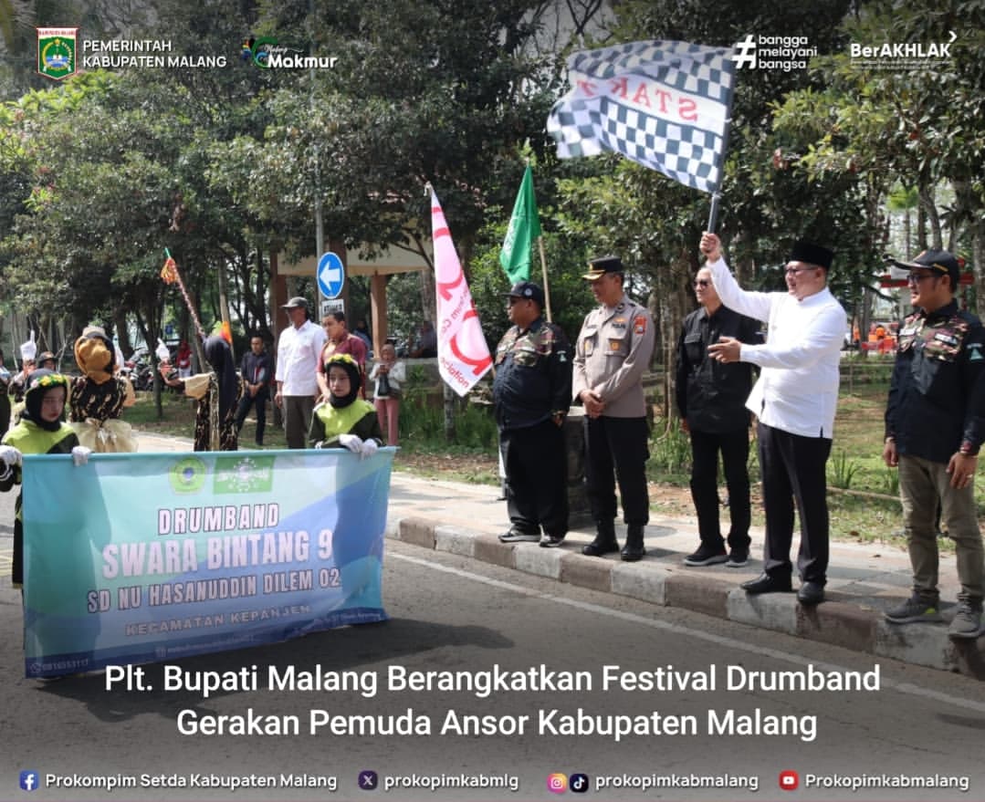 Festival Drumband Gerakan Pemuda Ansor Rayakan Hari Santri Nasional