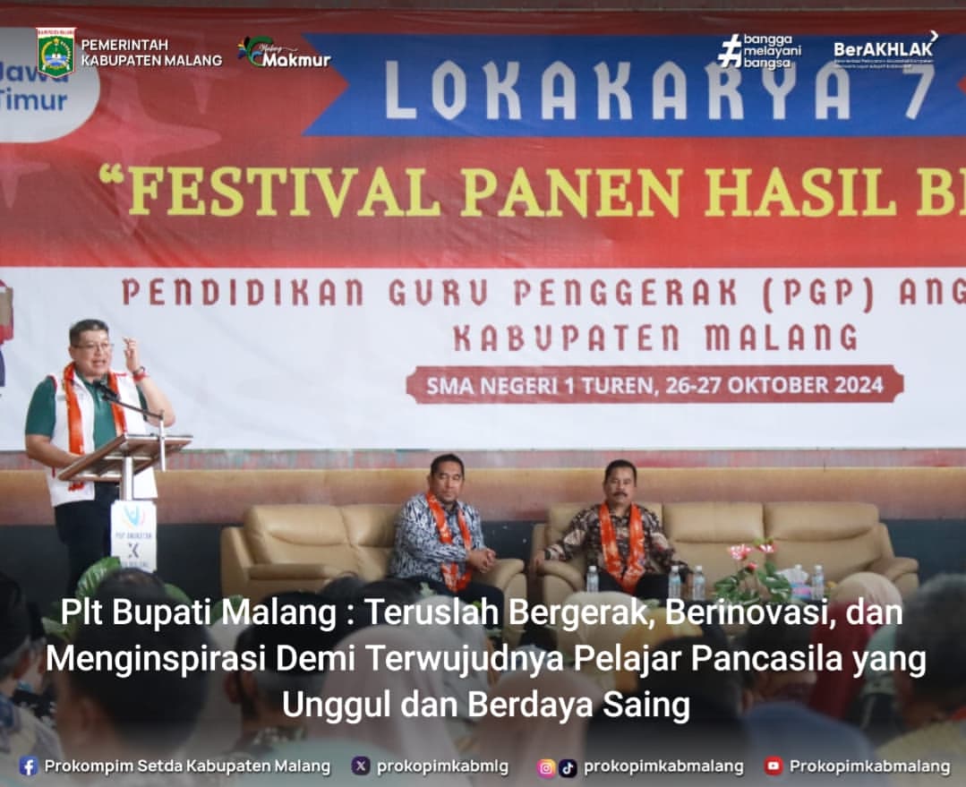 Pameran Hasil Belajar Lokakarya Pendidikan Guru Penggerak di Malang