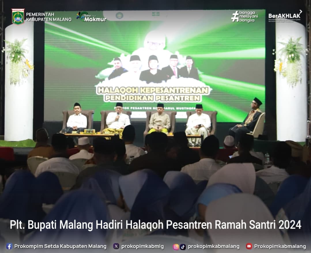 Halaqoh Pesantren Ramah Santri 2024 Dihadiri Plt. Bupati Malang