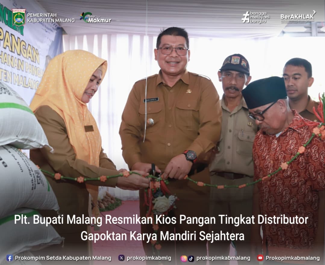 Pembukaan Kios Pangan Tingkat Distributor di Kabupaten Malang