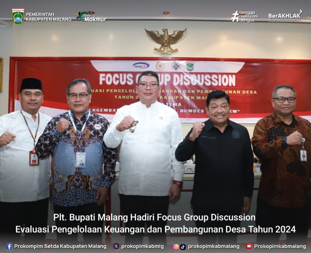 FGD Evaluasi Pengelolaan Keuangan dan Pembangunan Desa Tahun 2024 di Kabupaten Malang