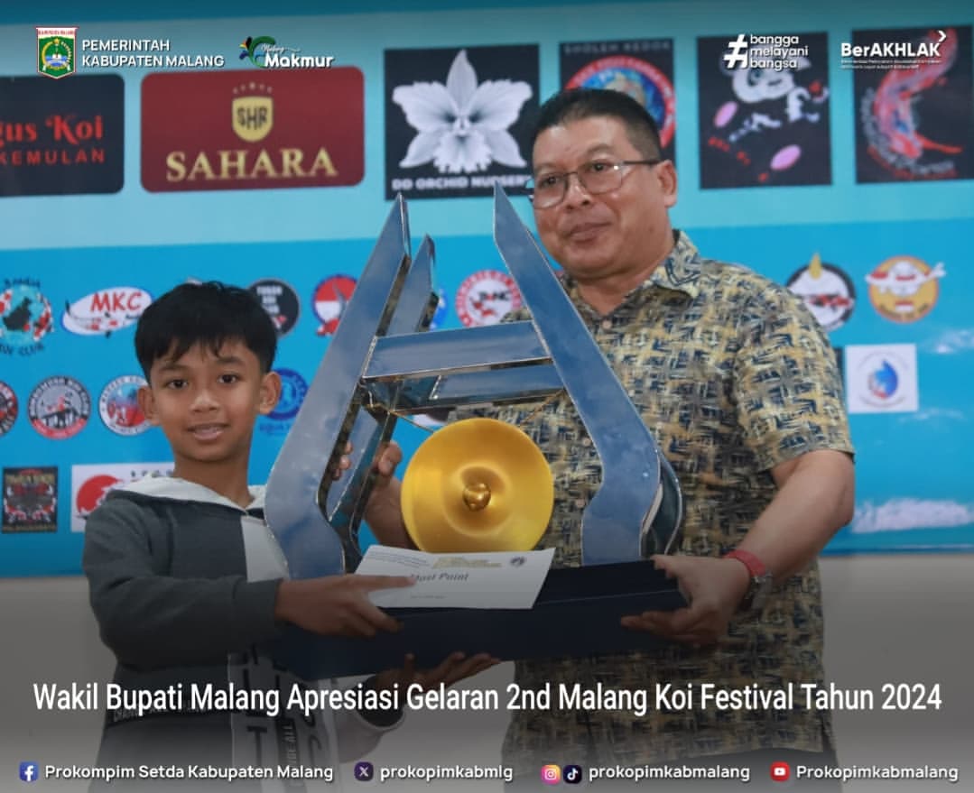 Wakil Bupati Malang Hadiri Malang Koi Festival 2024