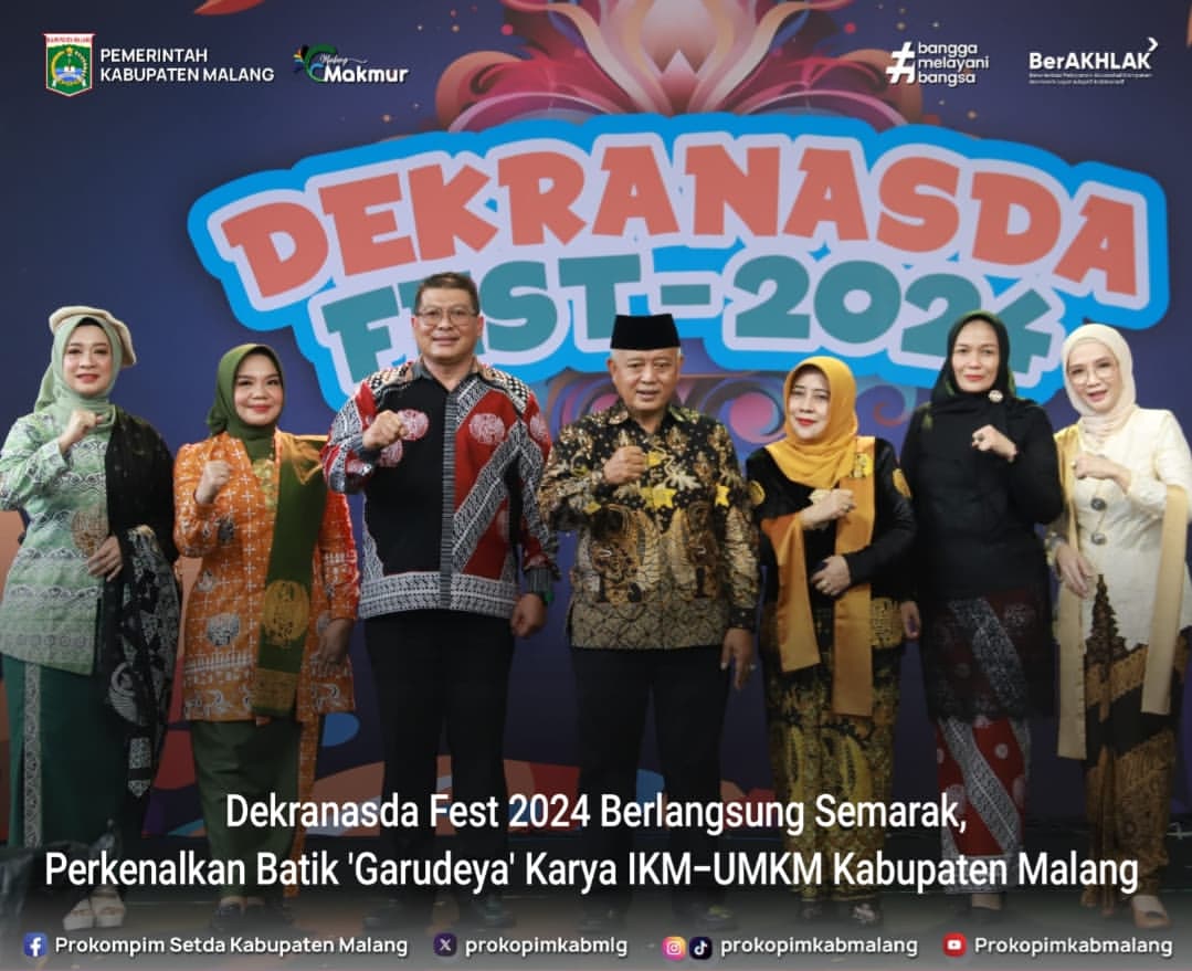 Dekranasda Festival 2024 Resmi Dibuka di Kabupaten Malang