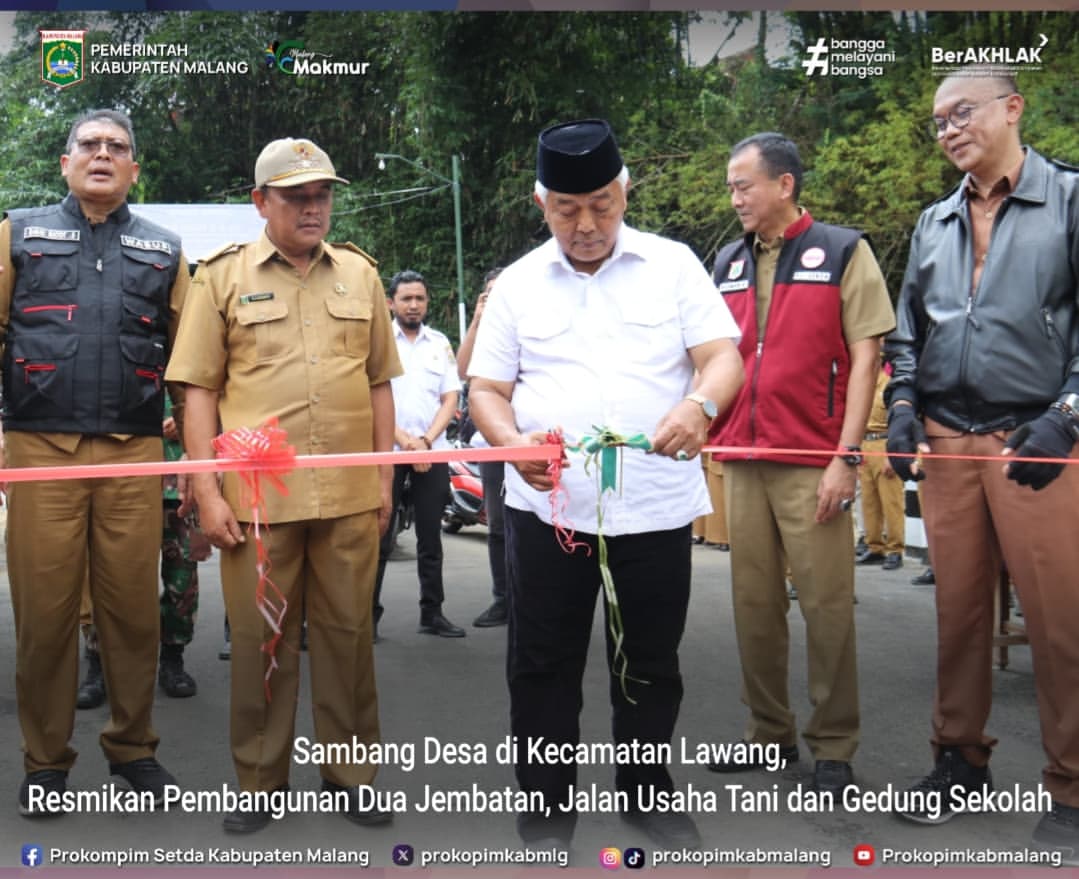 Bupati Malang Pimpin Sambang Desa di Kecamatan Lawang