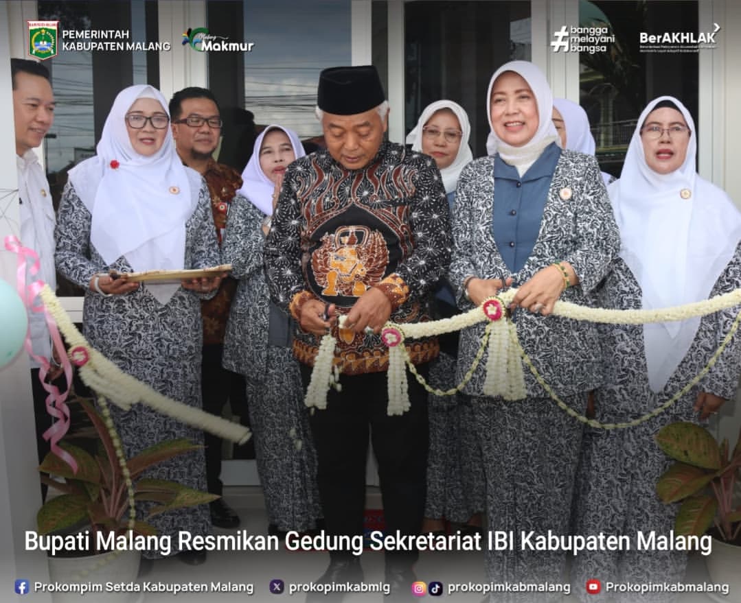 Peresmian Gedung Sekretariat Ikatan Bidan Indonesia di Kabupaten Malang