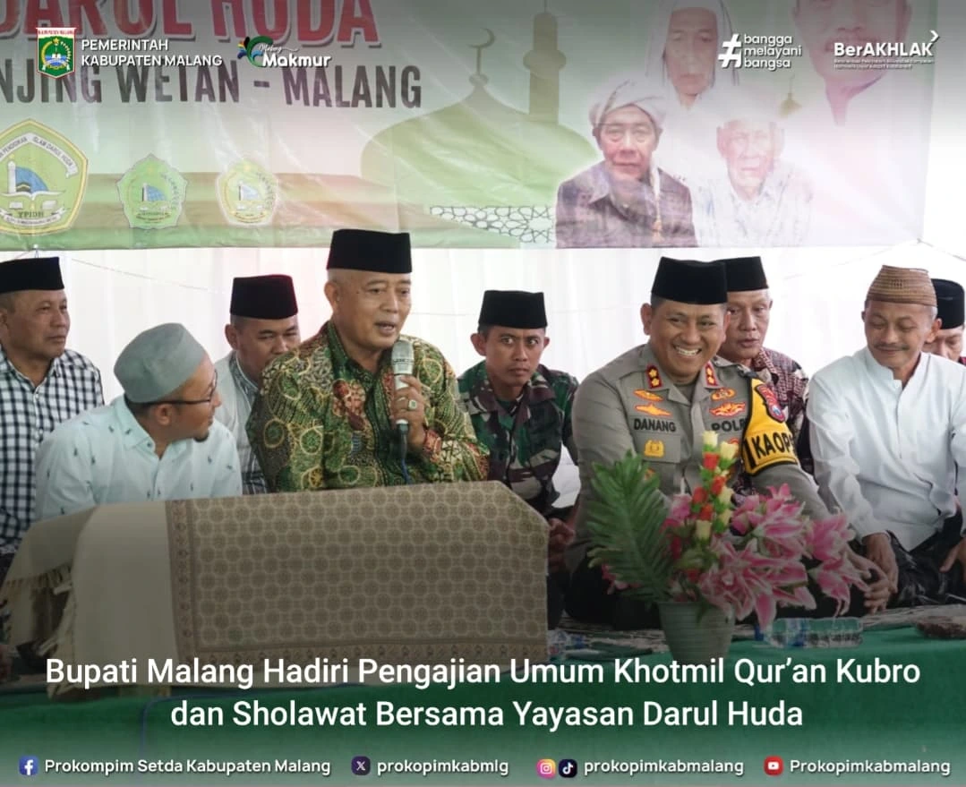 Bupati Malang Hadiri Pengajian Umum Khotmil Qur’an Kubro