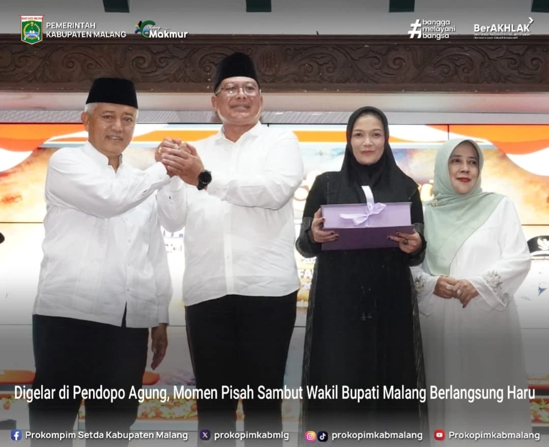 Pisah Sambut Wakil Bupati Malang di Pendopo Agung