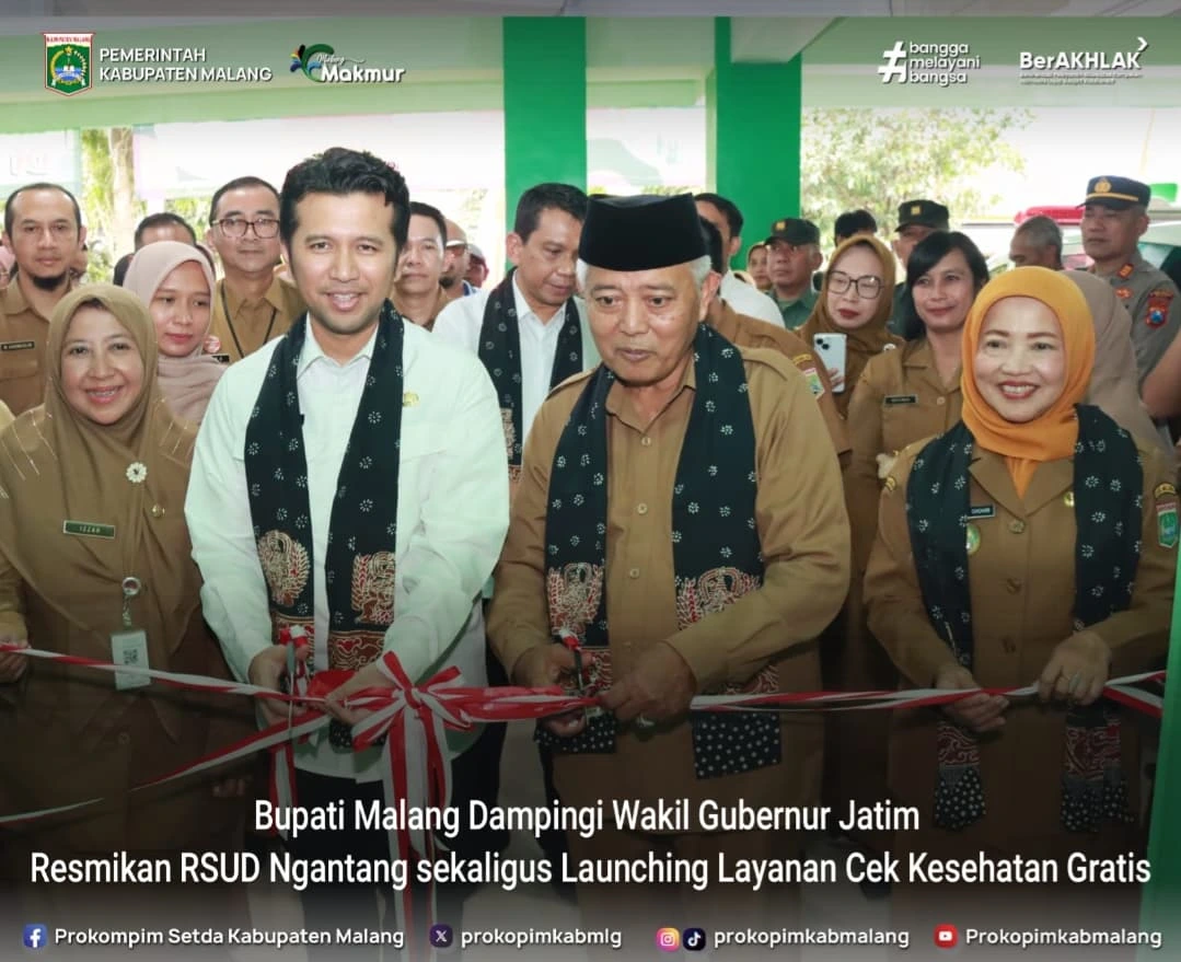 Peresmian RSUD Ngantang dan Layanan Cek Kesehatan Gratis untuk Masyarakat