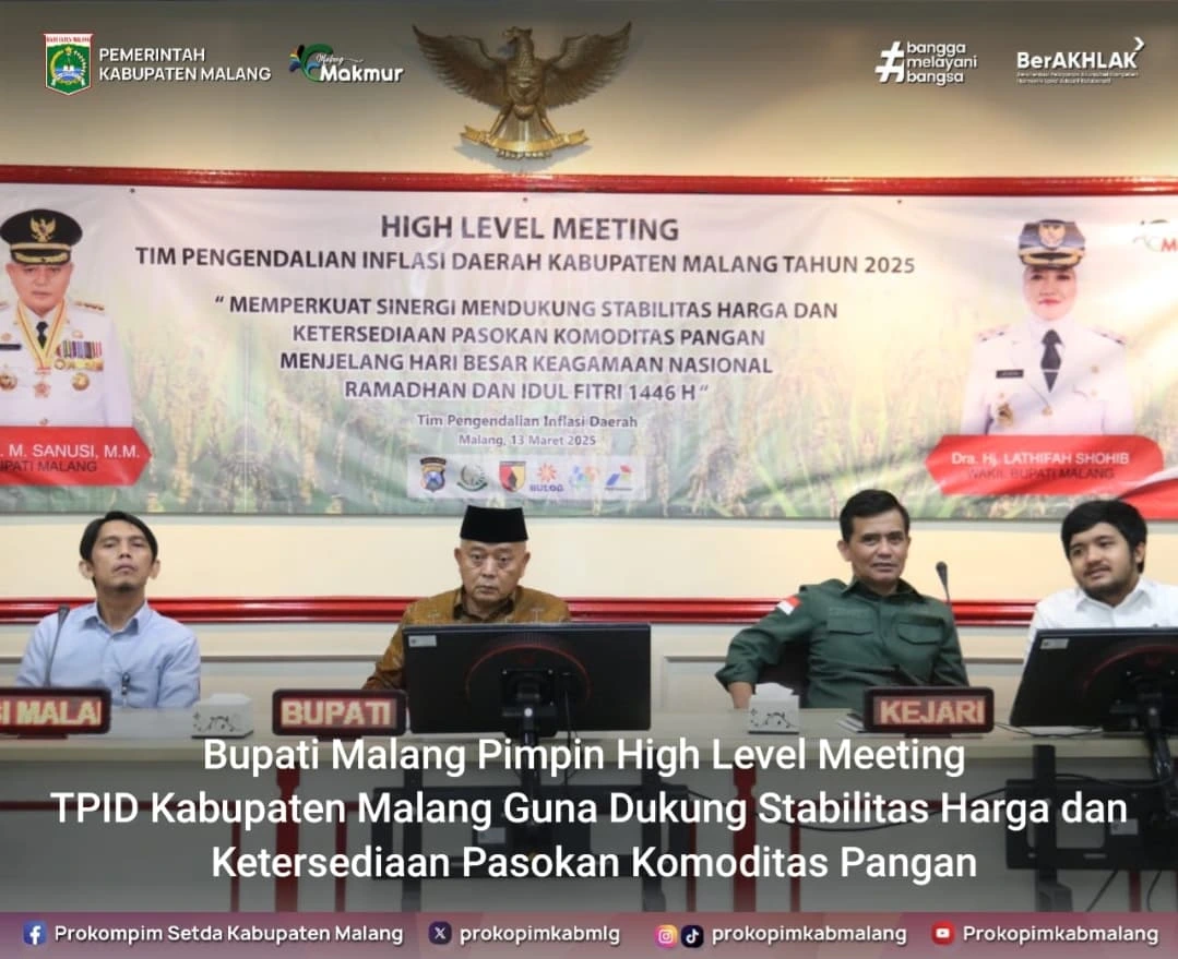 High Level Meeting TPID Kabupaten Malang untuk Stabilitas Pangan
