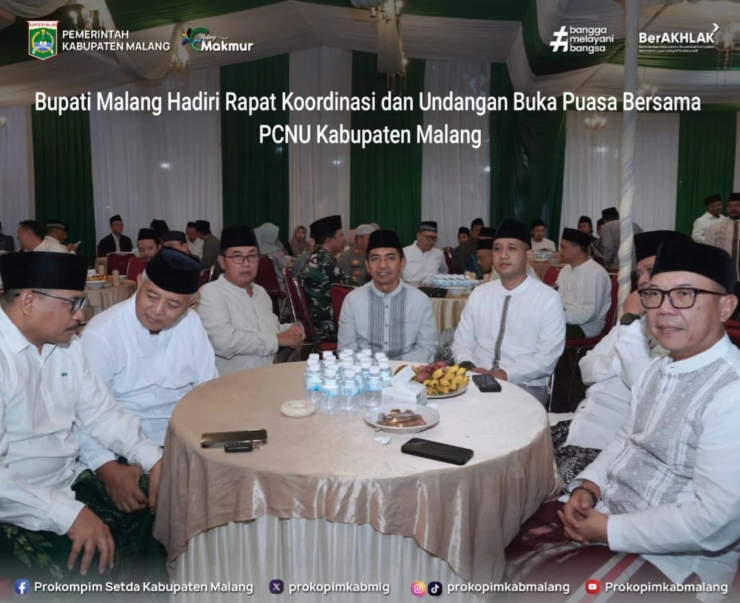 Bupati Malang Hadiri Buka Puasa Bersama PCNU di Gondanglegi