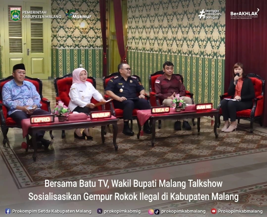 Sosialisasi Gempur Rokok Ilegal Digelar di Malang