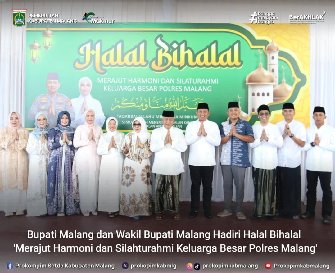 Halal Bihalal Keluarga Besar Polres Malang