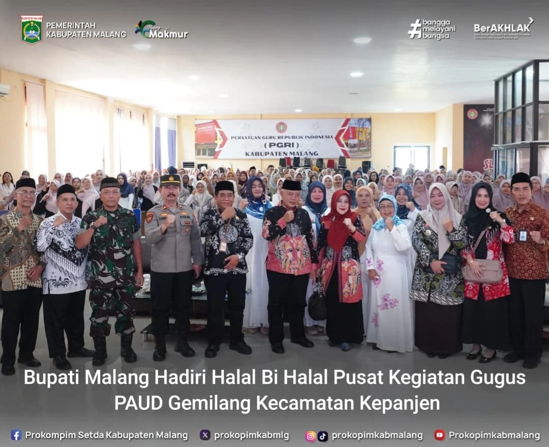 Halal Bi Halal PAUD Gemilang di Kecamatan Kepanjen