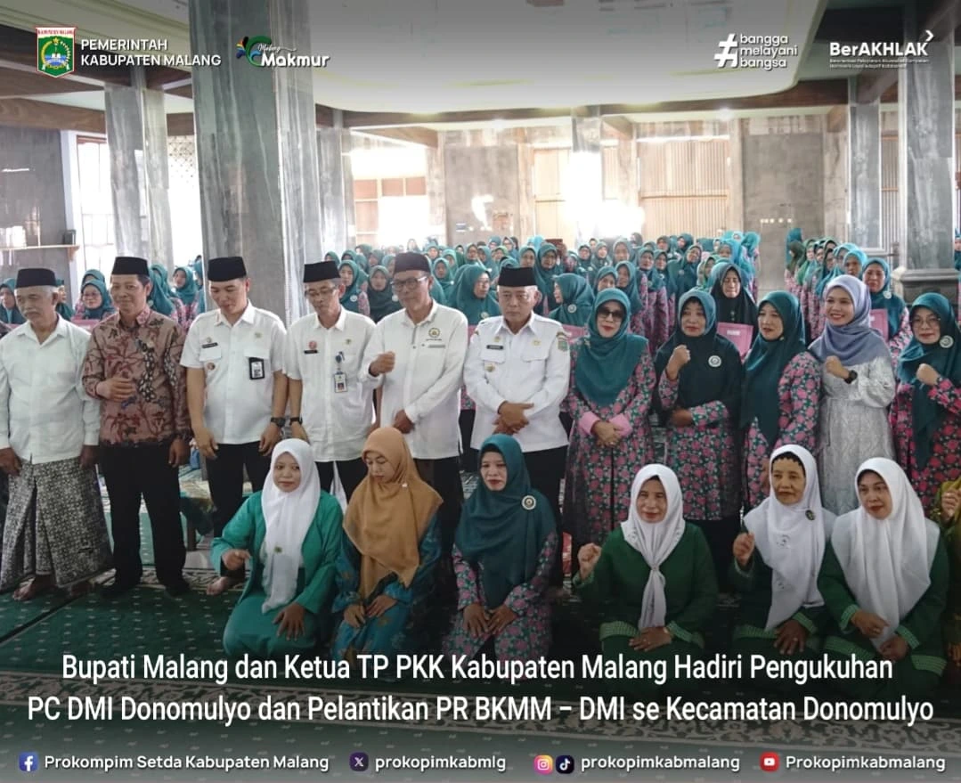 Pelantikan Pimpinan Dewan Masjid Indonesia dan Majlis Taklim di Donomulyo