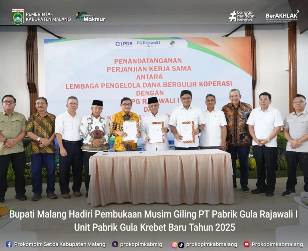 Pembukaan Musim Giling di Pabrik Gula Krebet Baru 2025