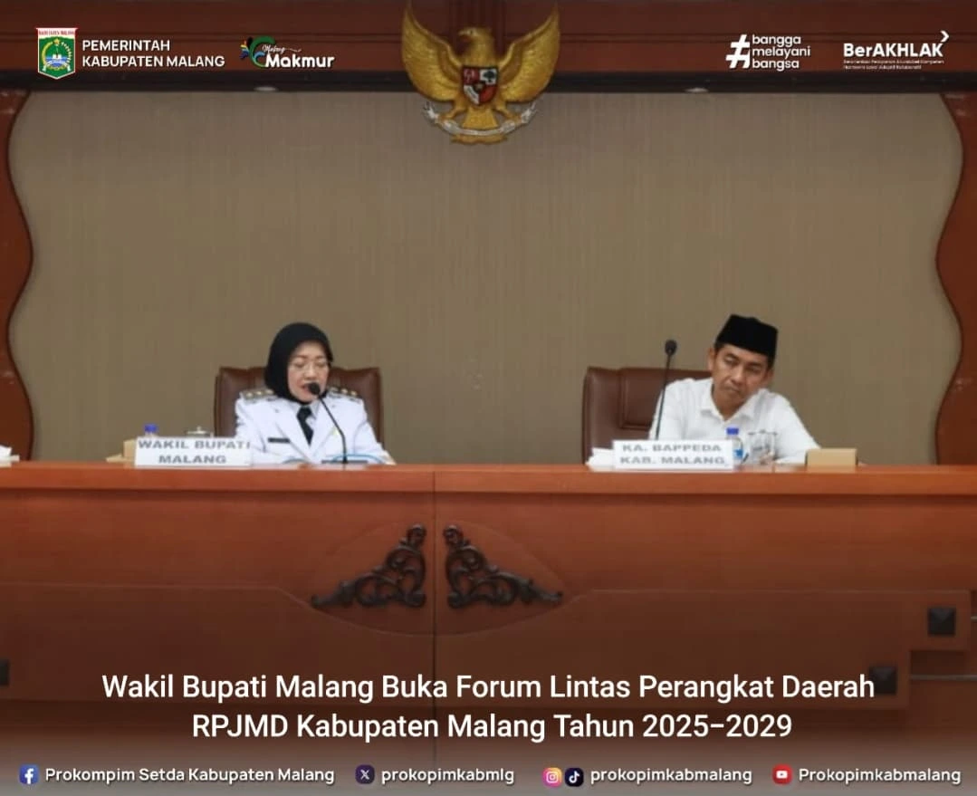 Wakil Bupati Malang Buka Forum RPJMD untuk Pembangunan Daerah 2025-2029