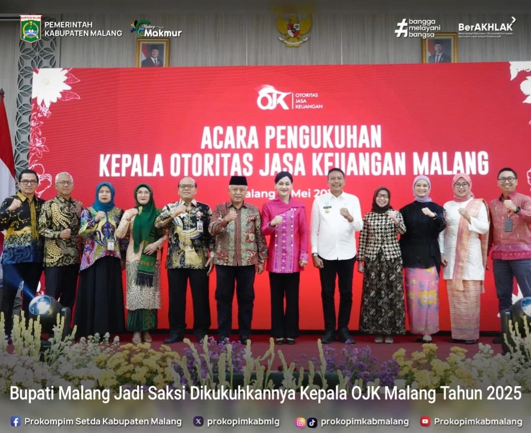 Pengukuhan Kepala OJK Malang yang Baru, Farid Faletehan
