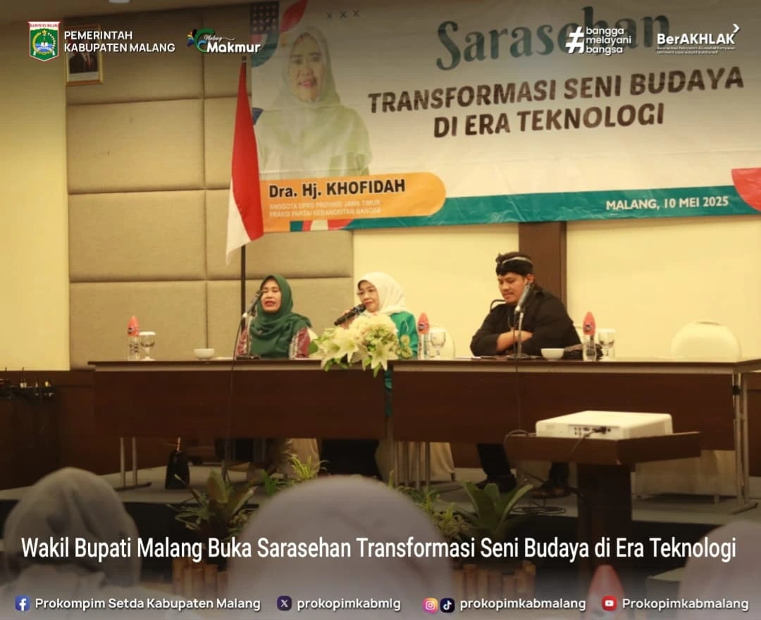 Wakil Bupati Malang Hadiri Sarasehan Transformasi Seni Budaya di Era Teknologi