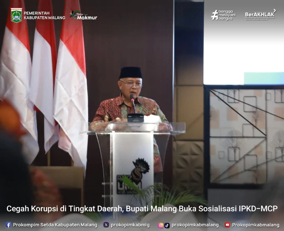 Bupati Malang Resmikan Sosialisasi Indeks Pencegahan Korupsi Daerah 2025