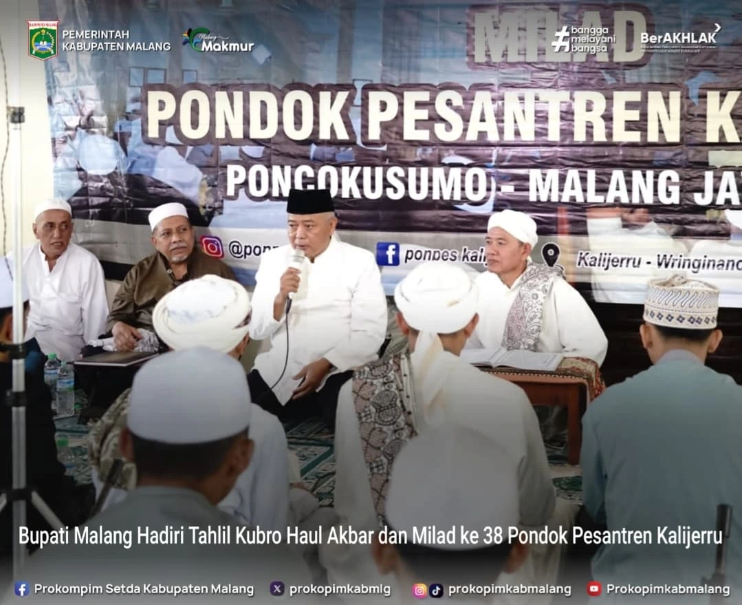 Bupati Malang Hadiri Tahlil Kubro di Pondok Pesantren Kalijerru