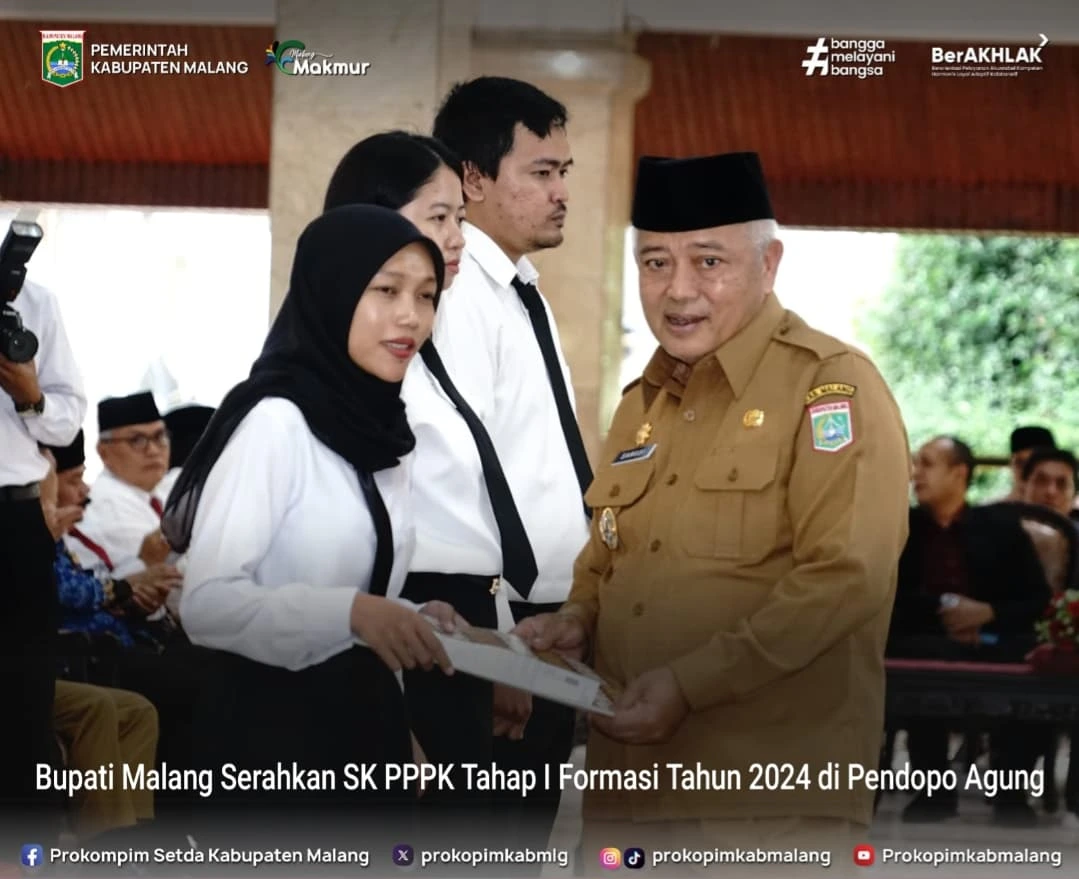 Pemerintah Kabupaten Malang Resmi Angkat 3.850 PPPK