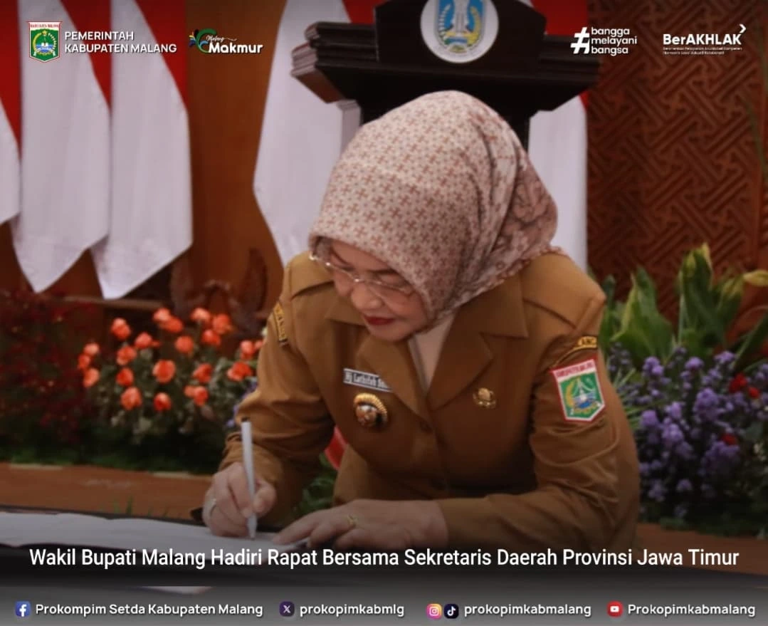 Wakil Bupati Malang Hadiri Rapat Penting di Surabaya