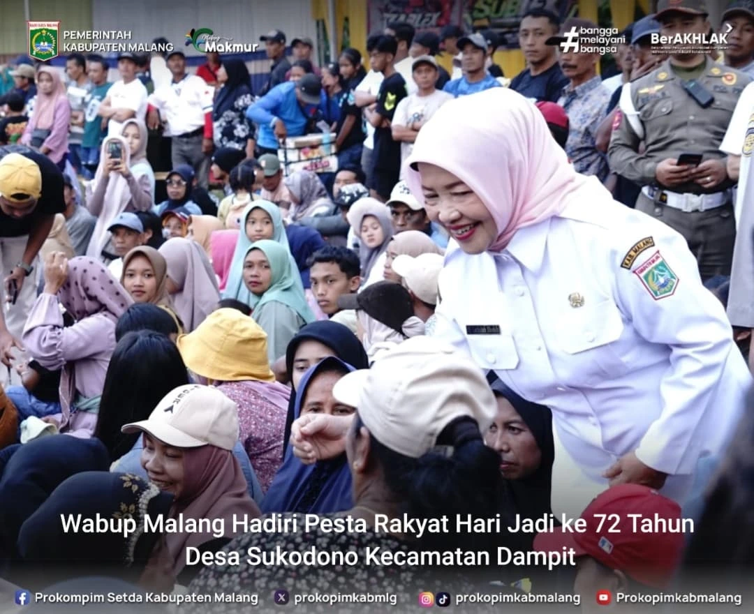 Pesta Rakyat Rayakan Hari Jadi ke-72 Desa Sukodono di Dampit