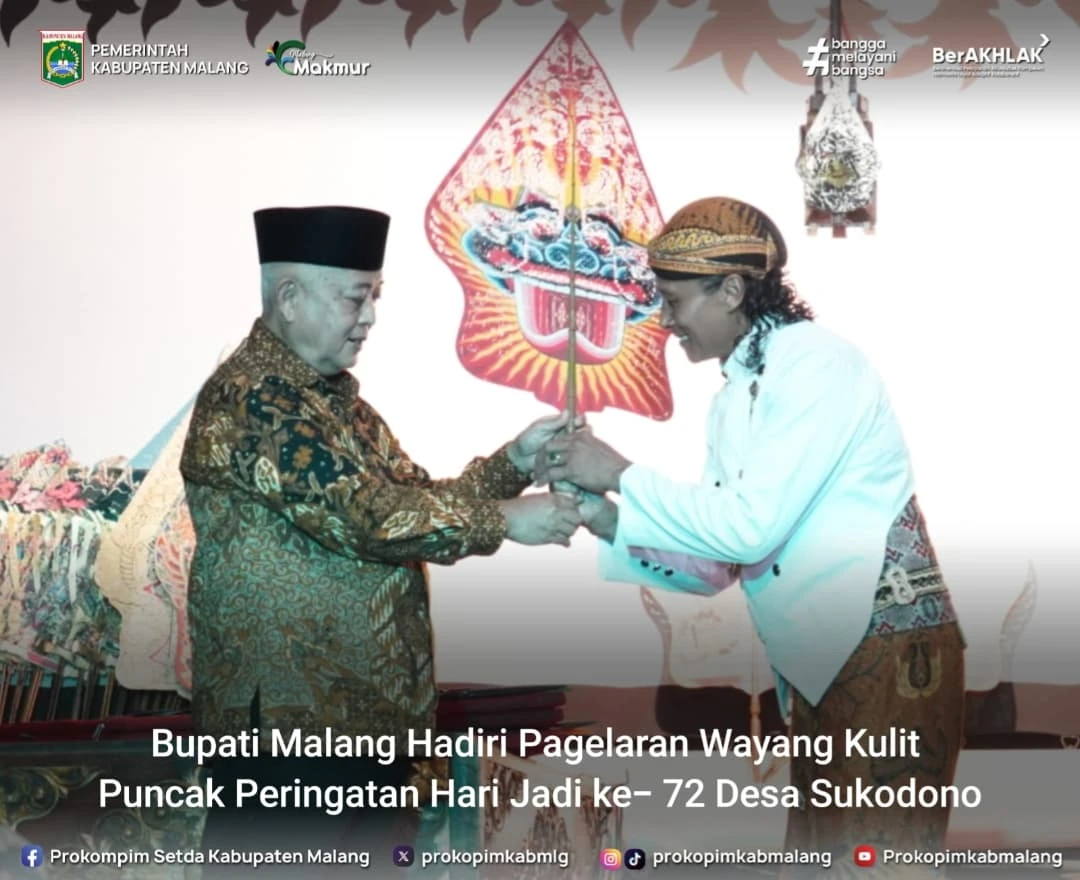 Pagelaran Wayang Kulit Rayakan Hari Jadi ke-72 Desa Sukodono