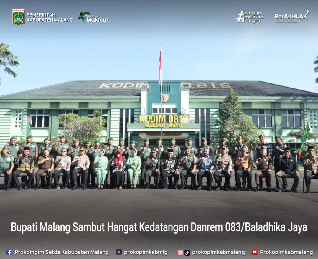 Kunjungan Komandan Korem ke Bupati Malang