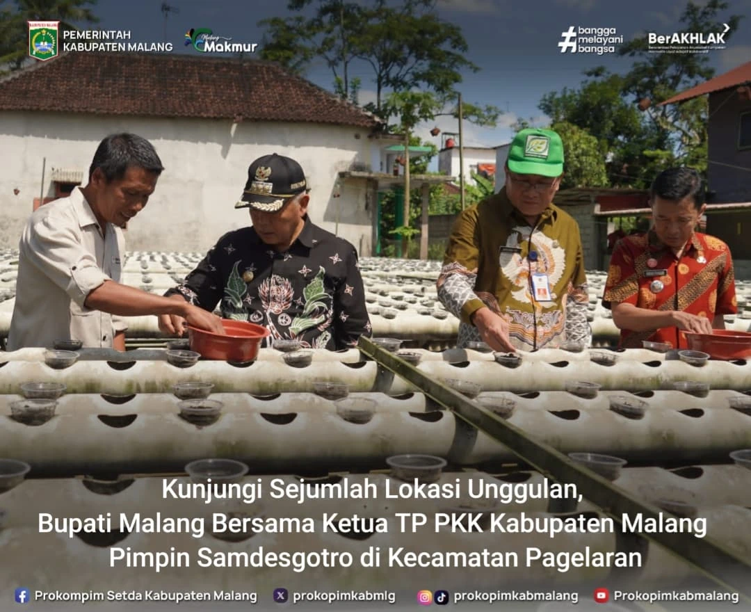 Pelaksanaan Sambang Desa Gotong Royong di Kecamatan Pagelaran