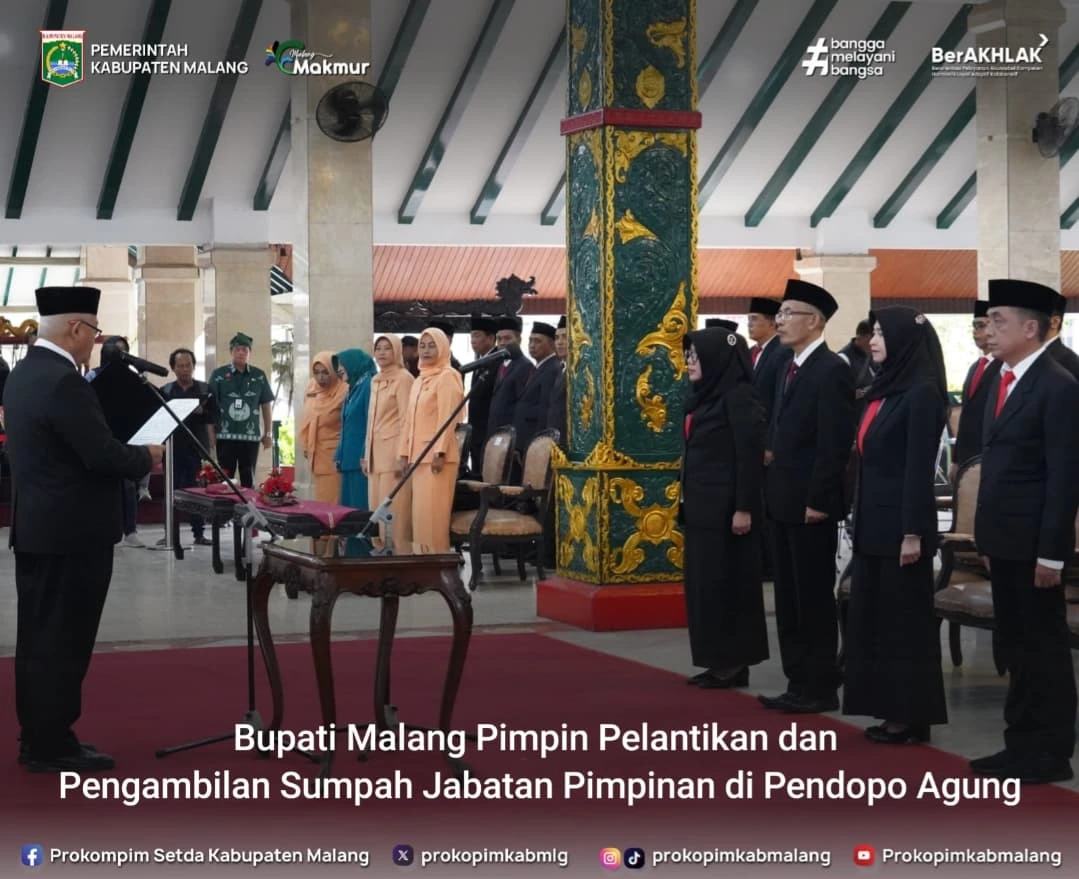 Pelantikan Pejabat Baru di Kabupaten Malang