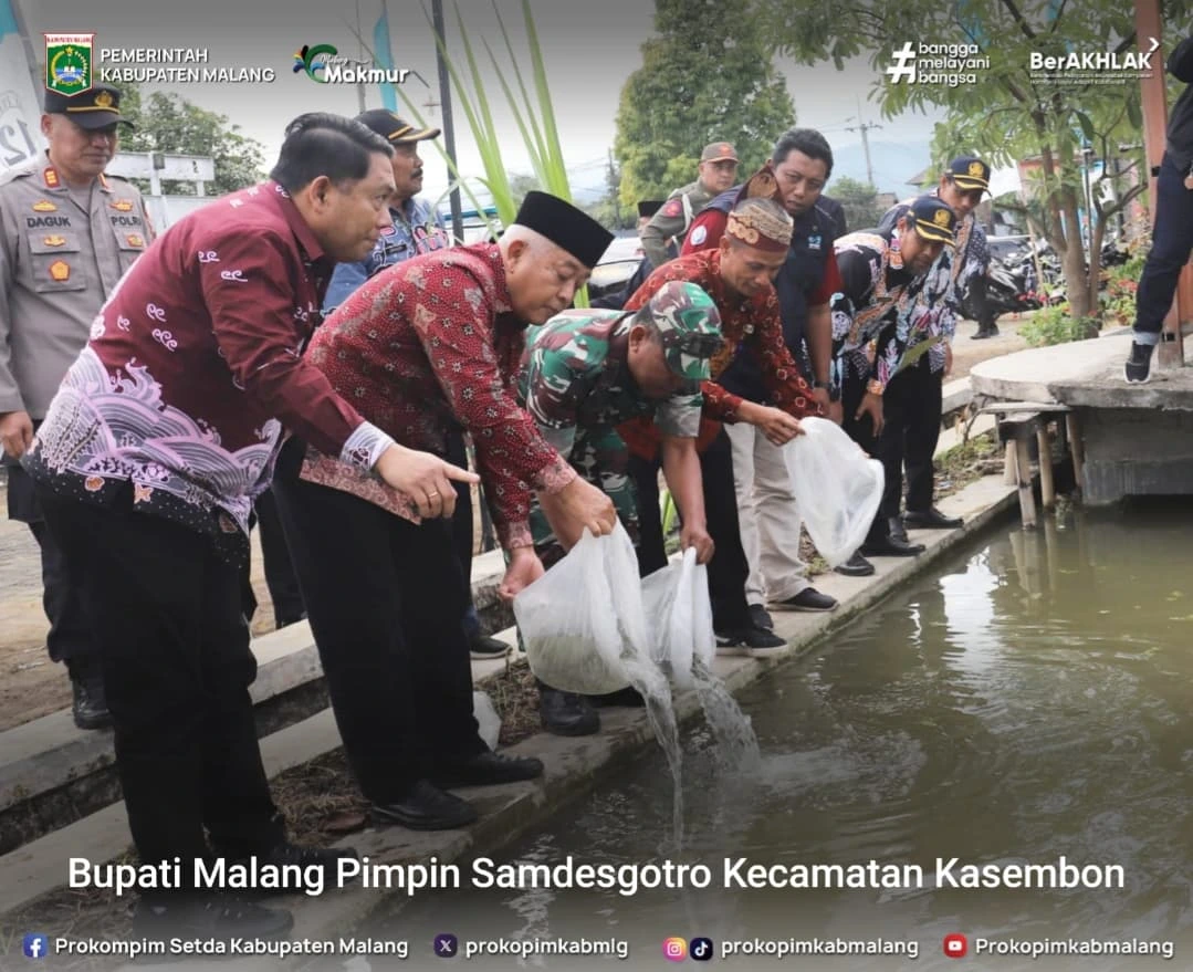 Pelaksanaan Sambang Desa Gotong Royong di Kasembon