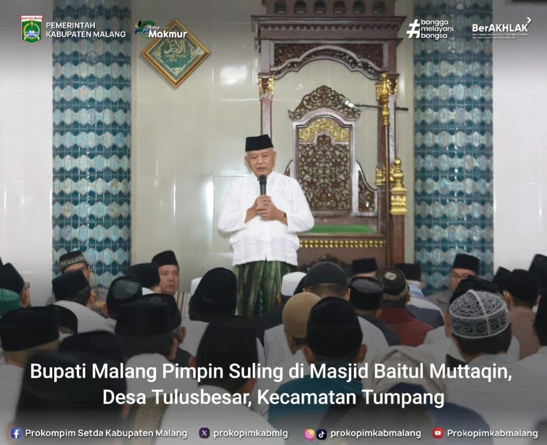 Pelaksanaan Subuh Keliling Berjamaah di Tumpang