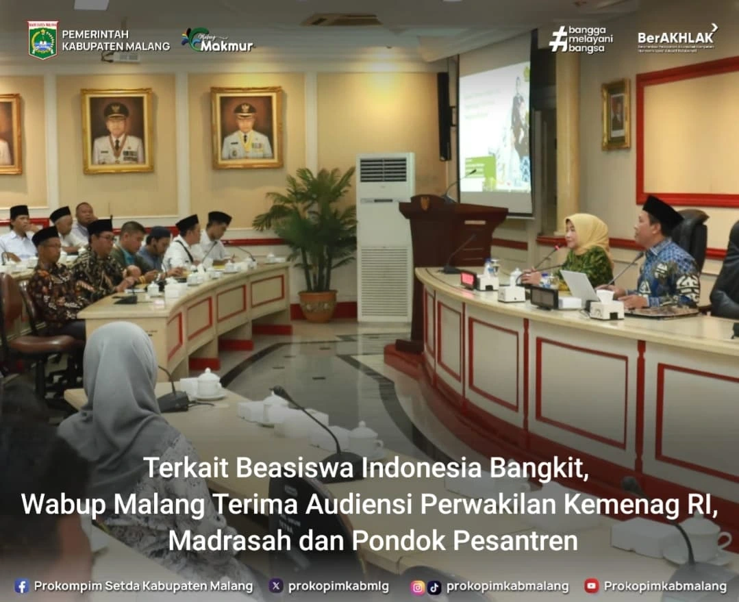 Wakil Bupati Malang Terima Audiensi Terkait Beasiswa Pendidikan