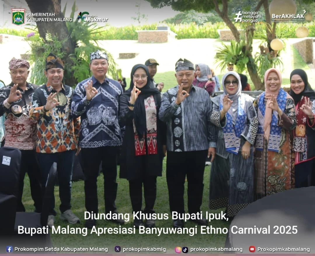 Bupati Malang Hadiri Banyuwangi Ethno Carnival 2025