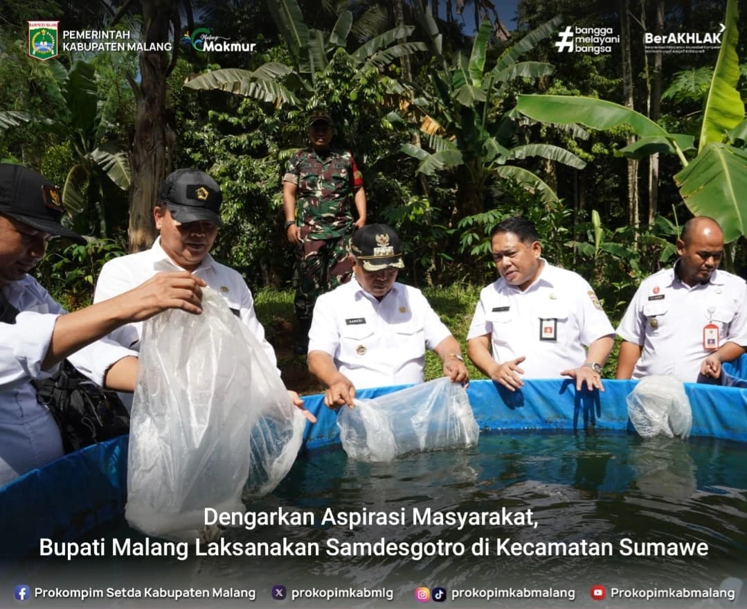 Bupati Malang Gelar Sambang Desa di Sumbermanjing Wetan