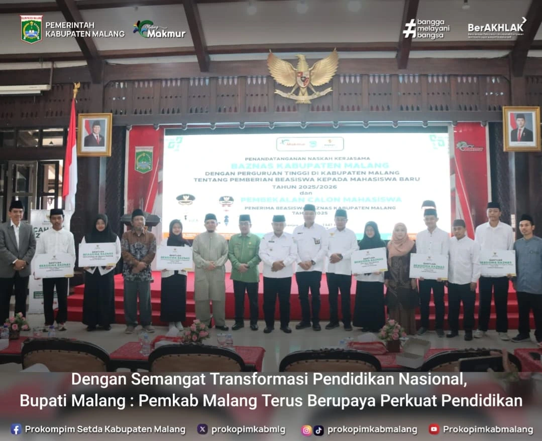 Malang Berikan Beasiswa kepada 126 Mahasiswa Baru untuk Dukung Pendidikan dan Karakter