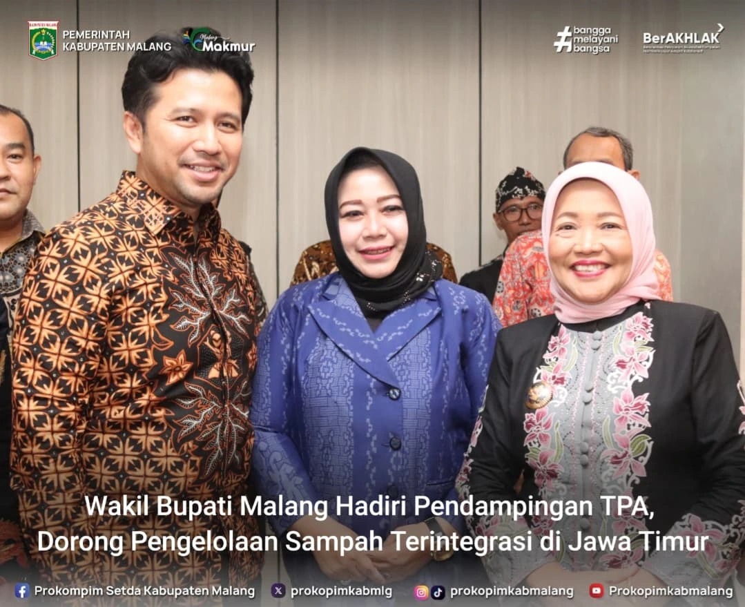 Wakil Bupati Malang Ikuti Pendampingan Pengelolaan Sampah Bersama Gubernur Jawa Timur