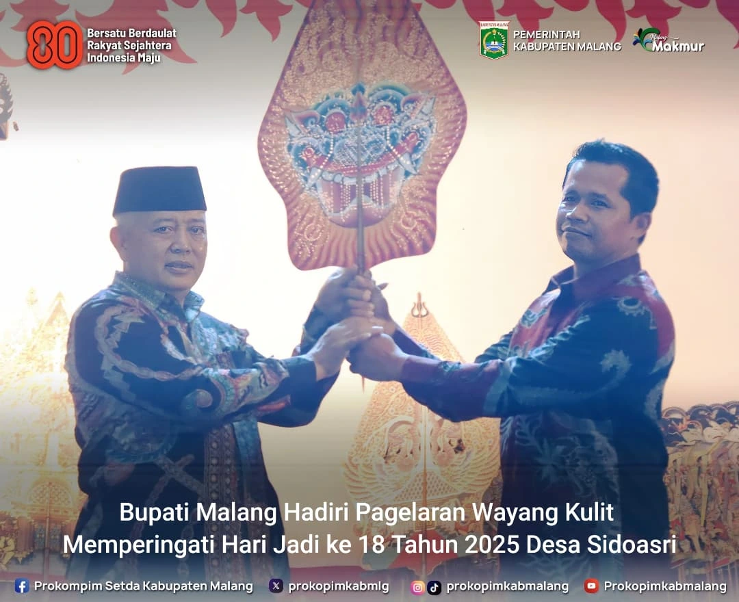 Bupati Malang Hadiri Parade Wayang Kulit dalam Perayaan HUT Desa dan Kemerdekaan RI