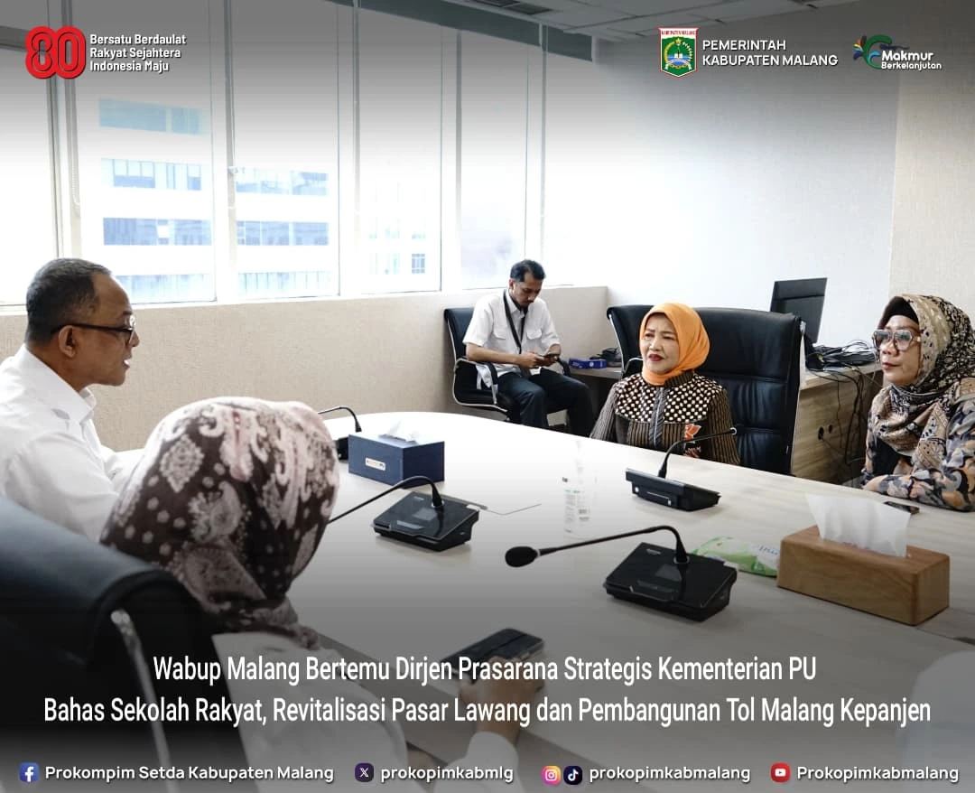 Wakil Bupati Malang Diskusikan Pembangunan Sekolah Rakyat dan Infrastruktur di Jakarta